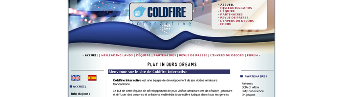 coldfire interactive Sites Web