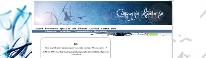 compagnie alcadanse Sites Web