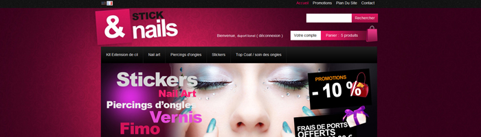 Stick and nails stick and nails <! :fr >Stick & Nails vente en ligne de Stickers pour ongles<! : >